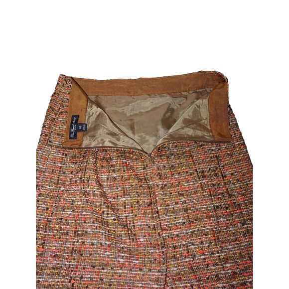 J. Crew The Pencil Skirt in Harvest Tweed Womens Size 00 Career Grandmacare - Picture 6 of 9